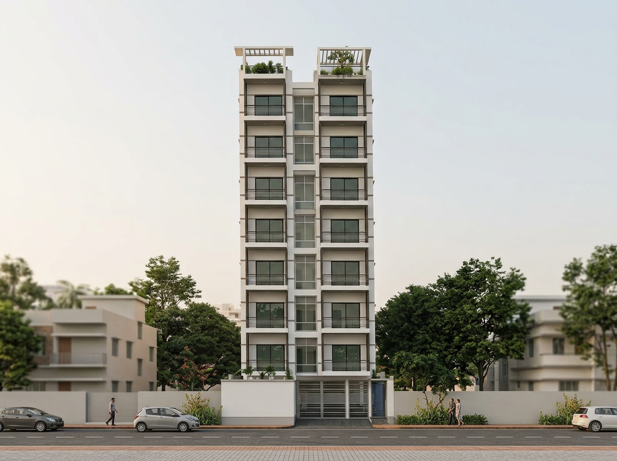 Winstone Green View Park — completed Winstone building in Uttara, Dhaka